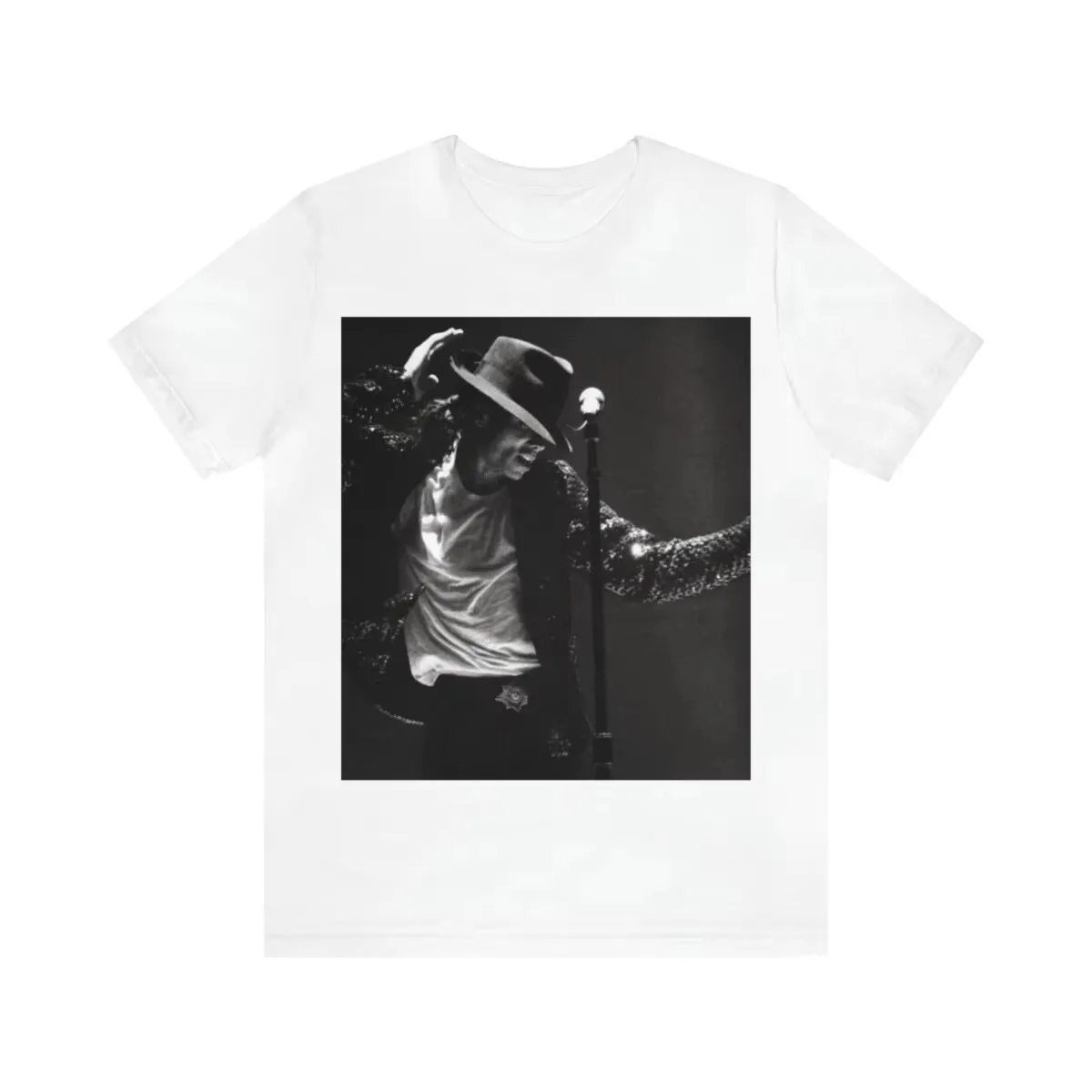 Michael Jackson Live Concert Vintage Photo Graphic T-Shirt Cotton Men Women Streetwear Tee