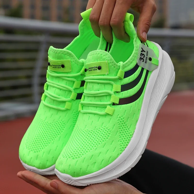 Herren Freizeitschuhe Modische und Atmungsaktive Mesh-Flachschuhe 2026 Vulkanisierte Turnschuhe für Outdoor-Laufen und -Gehen – Detail 9
