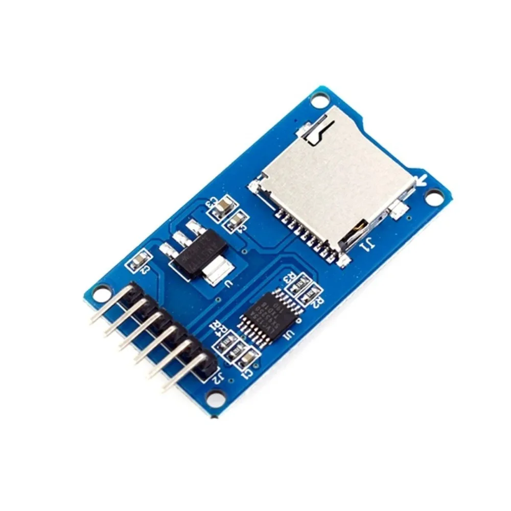 

Micro SD TF Card Reader Writer Module SPI Interface with Level Conversion Chip for Arduino Raspberry Pi AVR ARM Memory Storage
