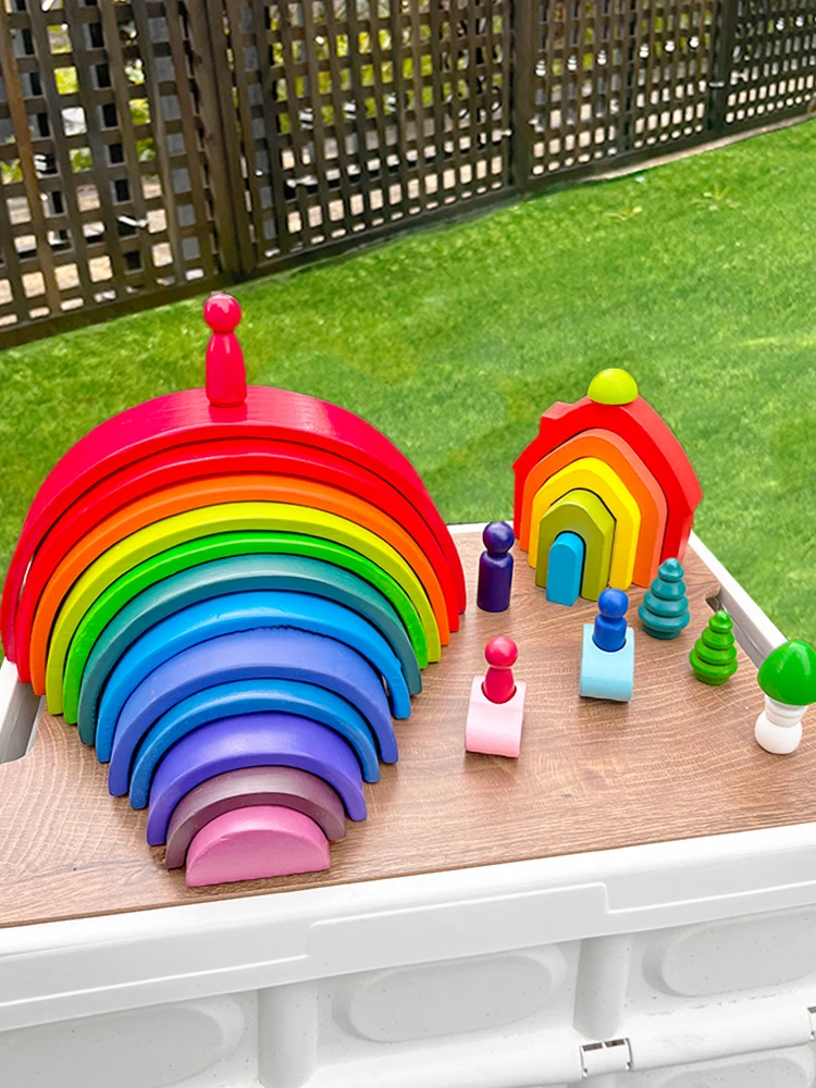 Wooden Rainbow Buil…
