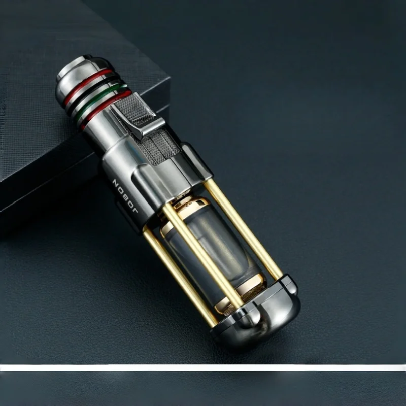 

JOBON 1300р ° Газовая зажигалка бутана высокого давления, прозрачная газовая камера, прижигание сигар, сварочный высокотемпературный сварочный пистолет