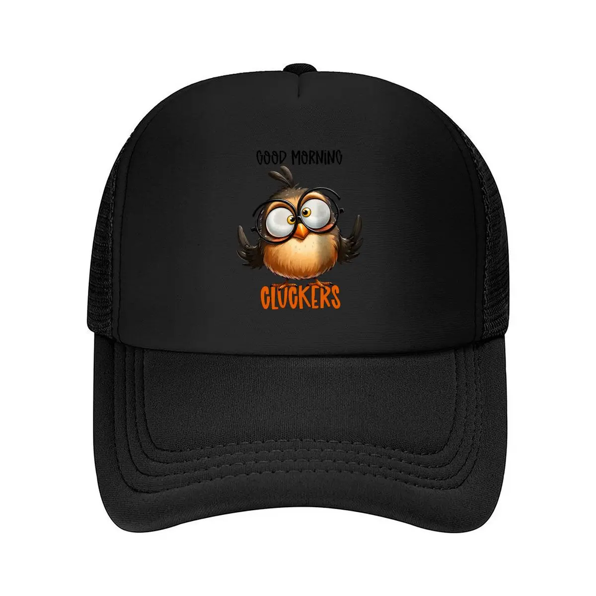 Cute Cartoon Bird With Glasses Mesh Baseball Cap Hip Hop