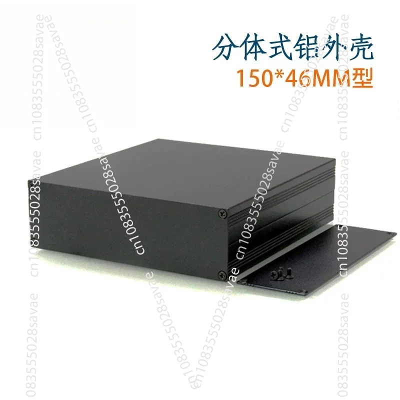 casing-de-aluminio-46-150-160mm-com-furos-para-conexoes-e-perfil-de-aluminio