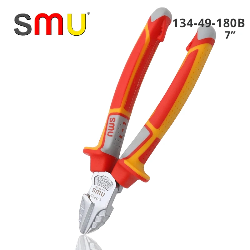 SMU 60-CRV Industrial  Grade Labor-saving Anti-rust Combination Pliers Long Nose Pliers Diagonal Cutting Pliers