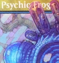 

"Psychic Frog" Top Quality TCG Magical Proxy Black Proxy Playing Cards Gathering Board Game Trading Cards