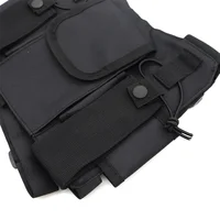 Ham Radio Hip Hop Front Pack West Wist Pouch Holster Vest Men Tactical Chest Rig Bag for Wouxun Baofeng UV-5R UV-82 bf-888S 3