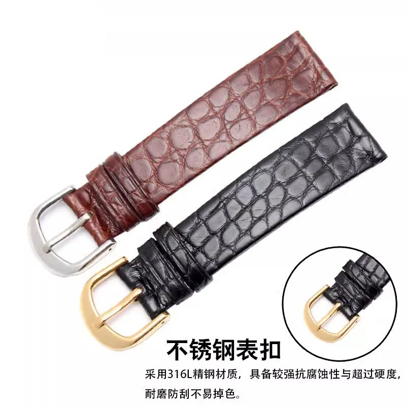 16mm 18mm 20mm Alligator Men Women Watch Strap For Vacheron Constantin LONGINES PATEK PHILIPPE Ultra-thin Leather Watchband Soft