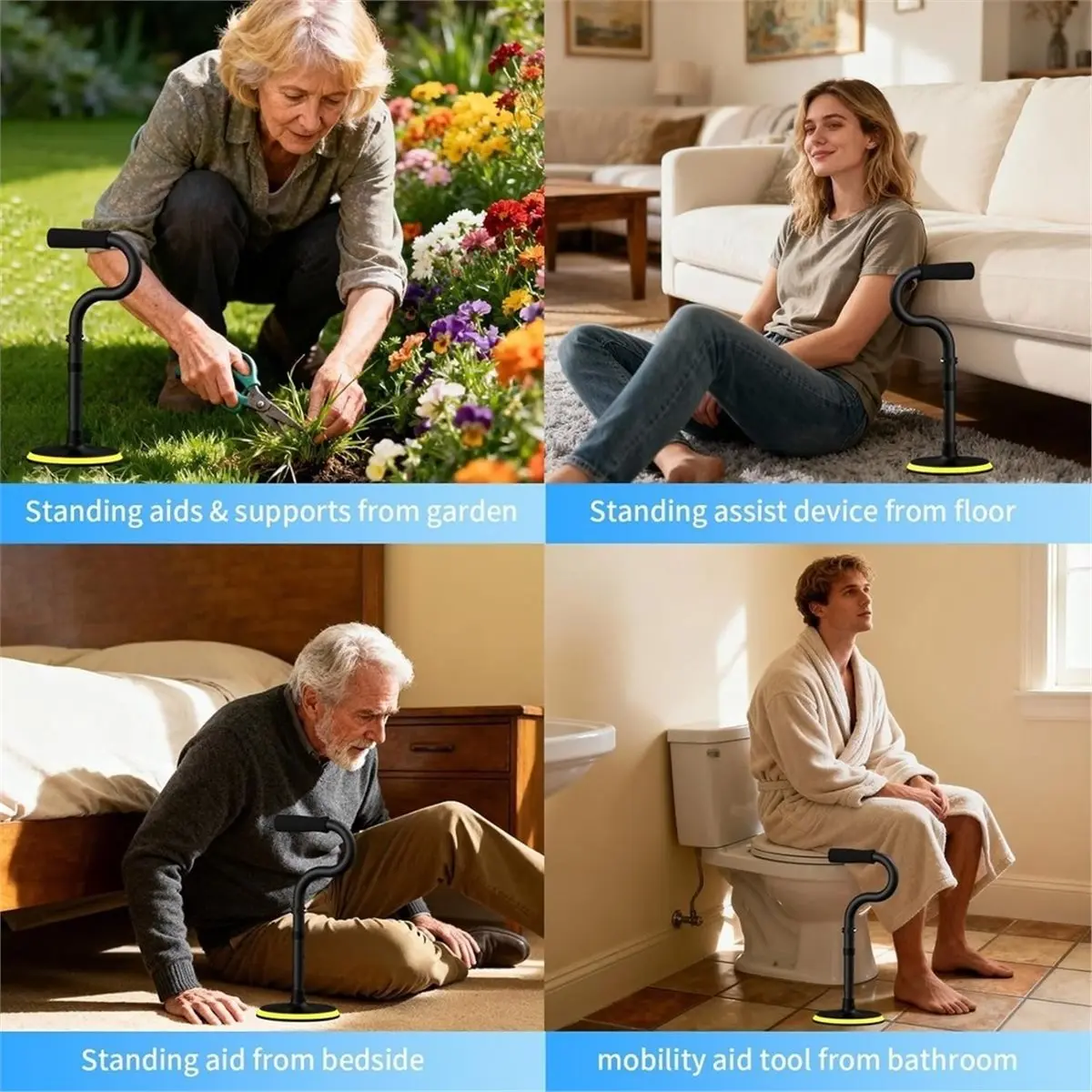 PHONE&GEAR Standing Assistance Equipment, Mobile Assistance Devices That Help Stand Up From the Floor, Elderly Standing Devices