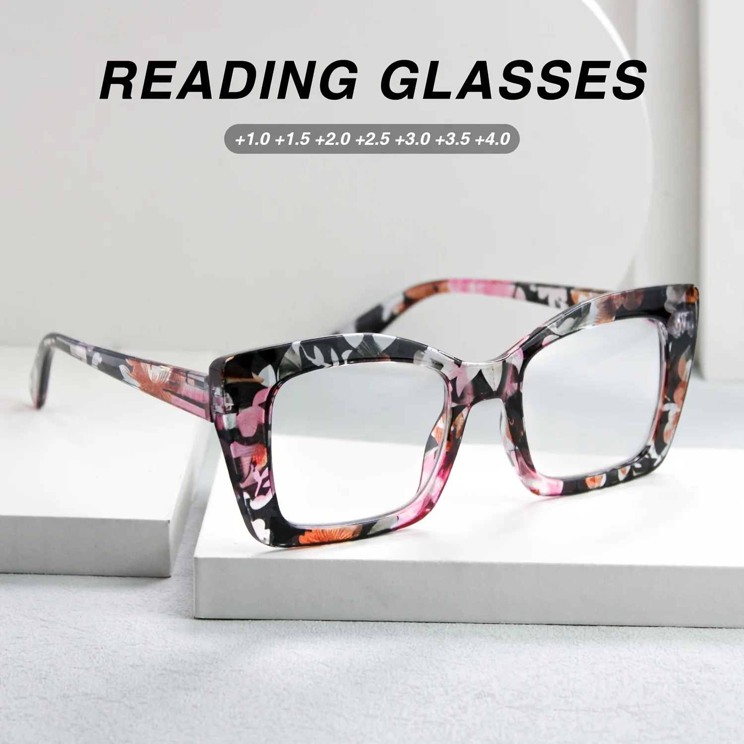 Printed Spring-Hinge Reading Glasses Set — product information 7