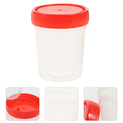 Vasos de prueba de muestra de plástico estéril, contenedor de prueba de orina, Colección graduada desechable S, Hospital, Fecal