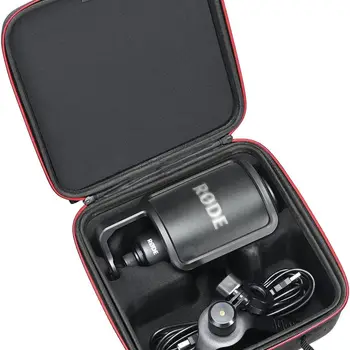 Carrying Case for NT-USB/NT-USB+ Microphone, Waterproof Shockproof Storage Travel Case Bag Accessories for Rode Microphone