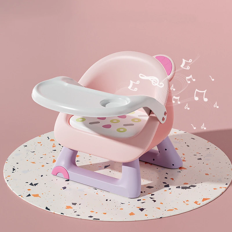 الجملة كرسي أطفال محمول مع طاولة معززة كرسي أطفال مع كرسي رياض الأطفال مع صينية قابلة للإزالة #5