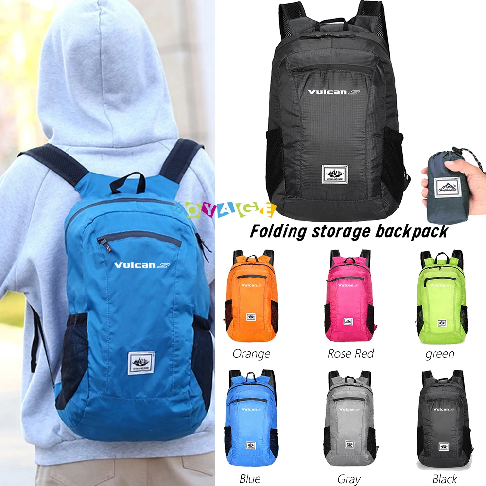 For Kawasaki VULCANS 650 VN650 VULCANS650 Portable Foldable Backpack Folding Mountaineering Bag Accessories Waterproof Bag