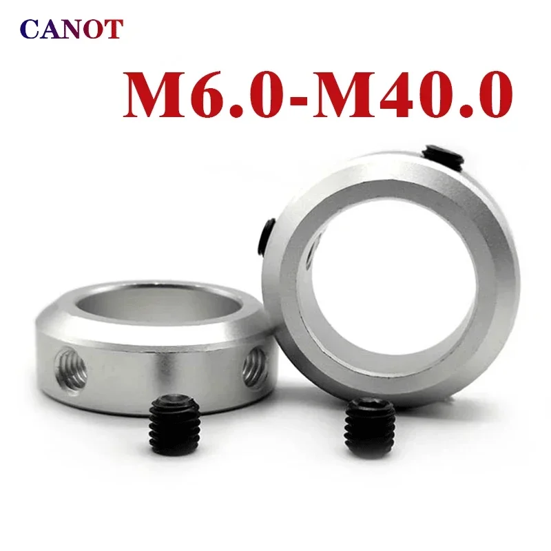 1pcs/lot Retaining Ring Stop Screw Type Retaining Ring Shaft Retainer Locator SCCAW Aluminum Alloy With Screws Limit Ring