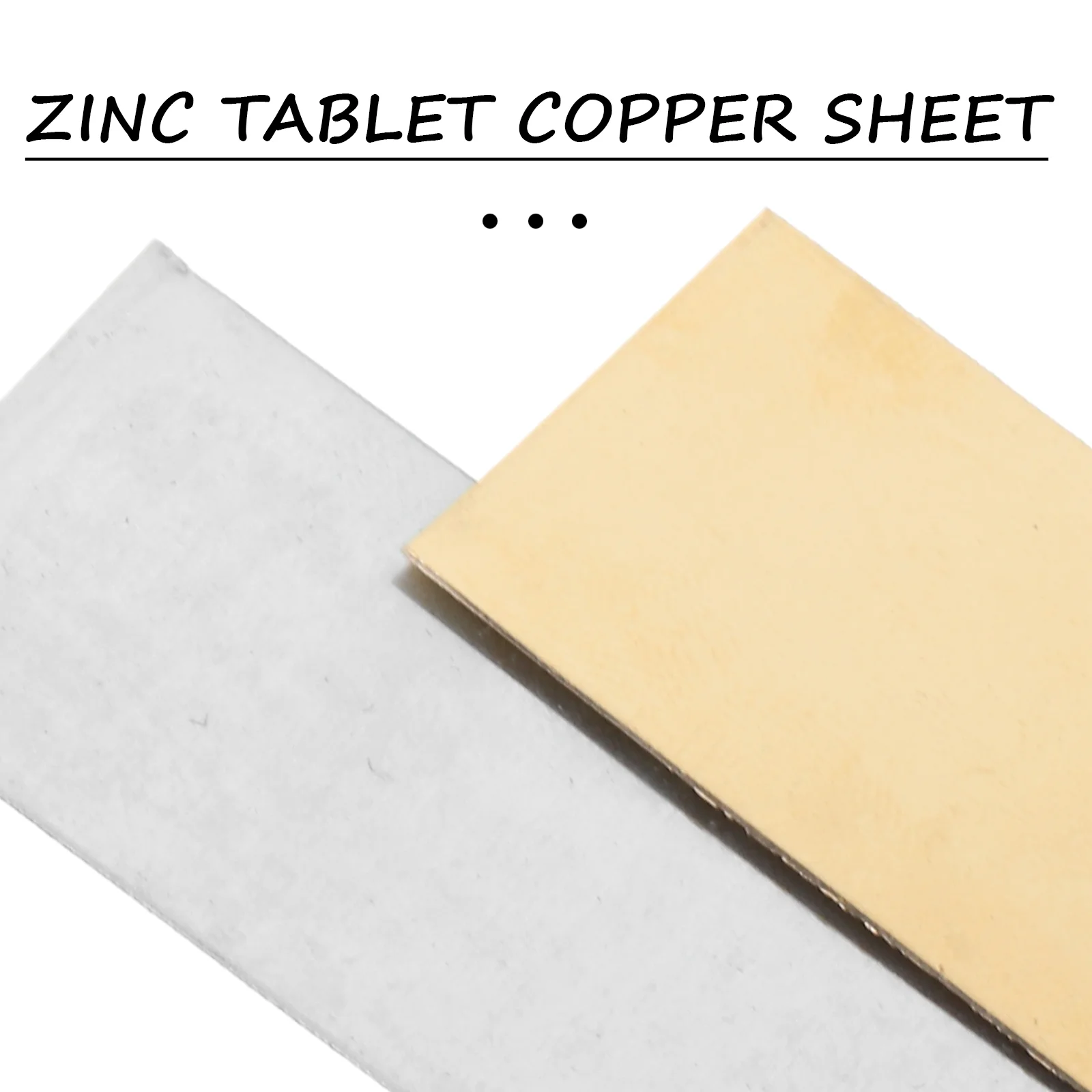 5 Pairs Gasket Material Zinc Sheet Copper Experimental Materials Plate Moss Anode Strip Electrode