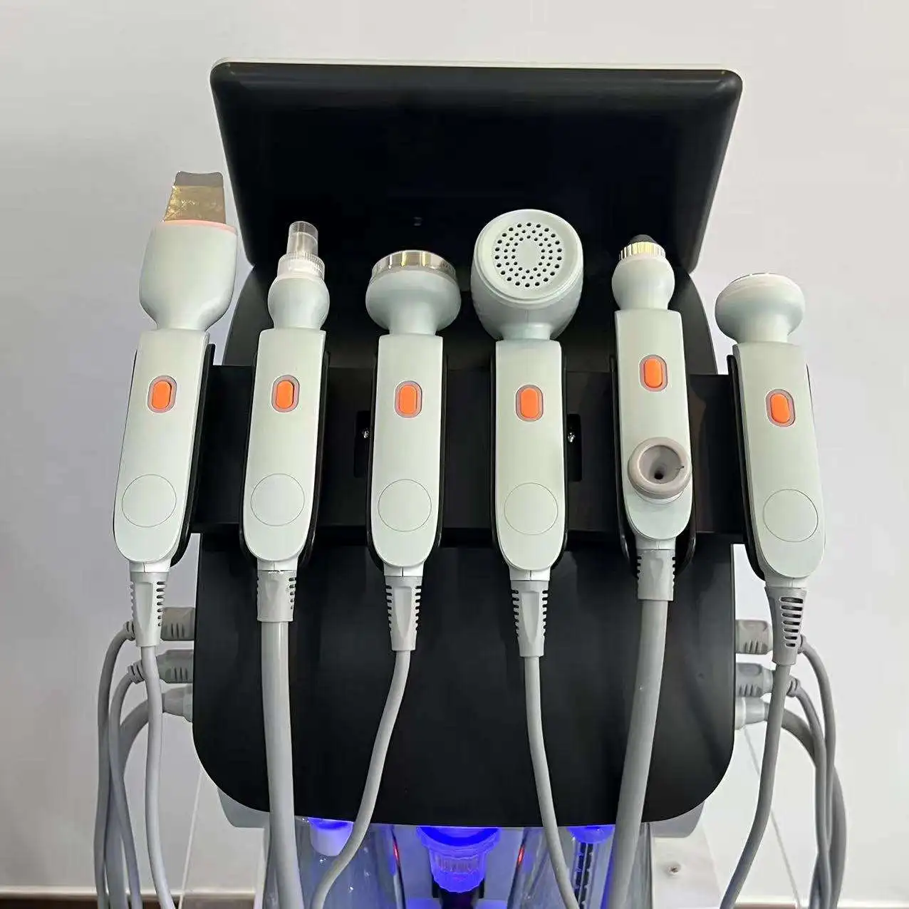 6 In 1 Water Dermabrasion Machine Visible Hydra Dermabrasion Skin Detection Blackhead Removal Oxygen Jet Facial Bubble Machine