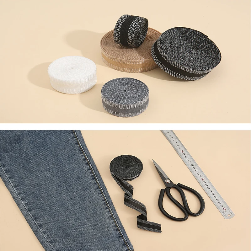 Pants Edge Shorten Self Adhesive Pant Mouth Paste Iron on Hem Fabric Fusing Hemming Ironing Sewing Tape