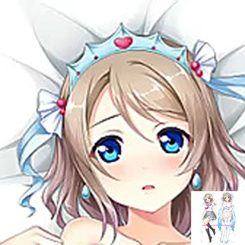 

Anime Pillow Cover Dakimakura Watanabe You 2 Side Printed Hugging Body Pillowcase Cushion Cover Bedding Decor