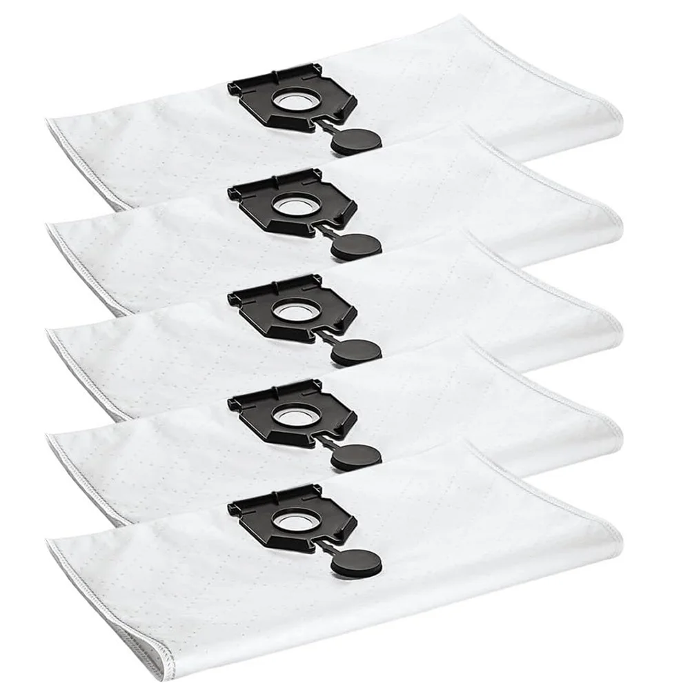Saco de pó a vácuo de 5 pacotes compatível com Karcher 2.889-154.0 NT 30/1 30 L 30L NT 30/1 Ap Te L, NT 30/1 Ap L, 30L EU2613 Canister