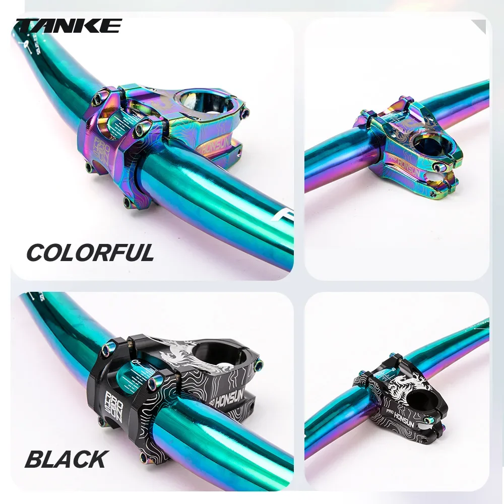 Mountain Bike Short Stem Accessories Colorful Aluminum Alloy 31.8*45MM Riding Accessories XC Type Mountain Bike CNC Stem