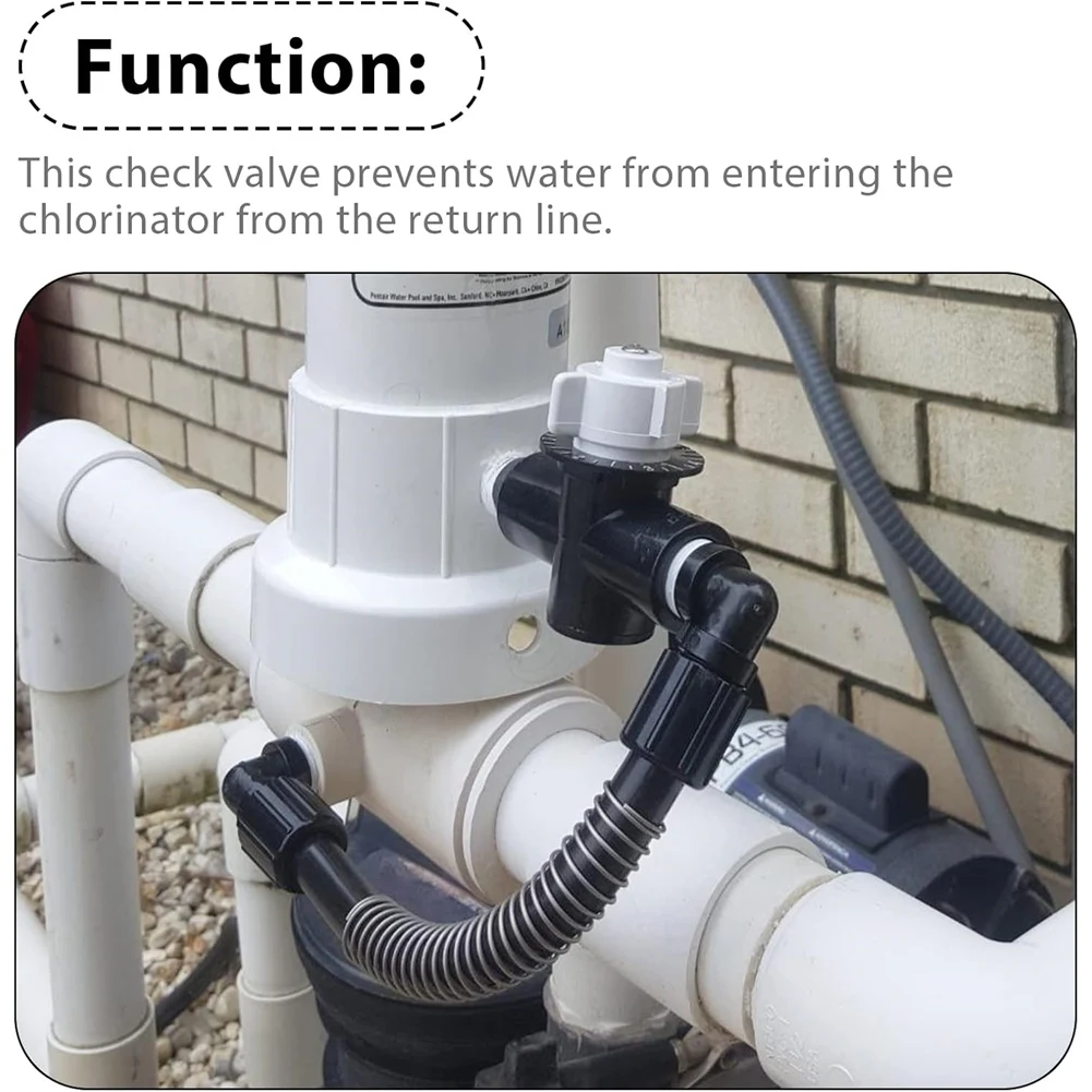 AT63-R172248 Check Valve For Rainbow Automatic Chlorine/Bromine In-Line Pool And Spa Feeder Model 320 Swimming Pool Equipment