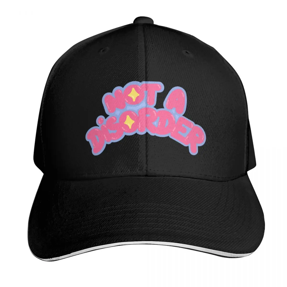 Not A Disorder Baseball Cap Summer Beach Travel Streetwear Hip Hop Trendy Vintage Retro Embroidered