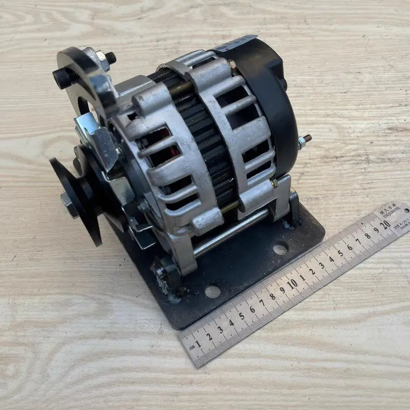 220V 2000W Permanent Magnet Brushless AC Generator | Small Pulley Drive Alternator for Home Use