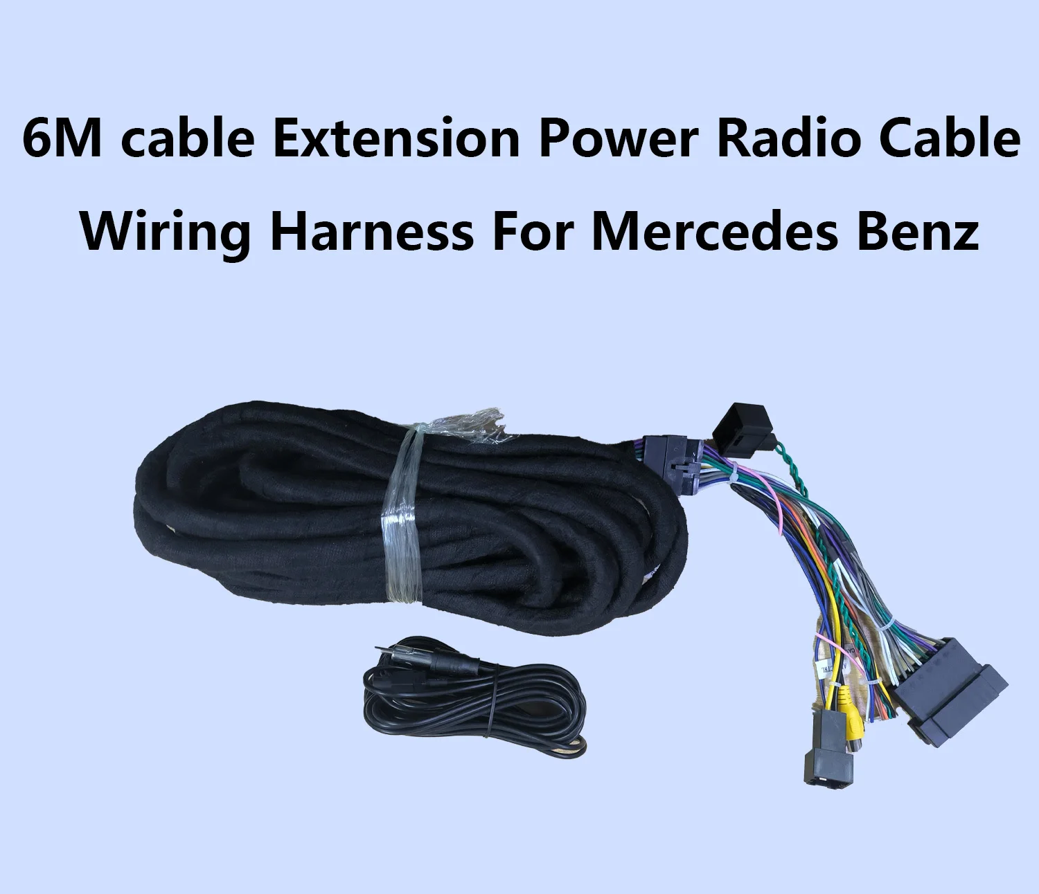 6M cable Extension Power Radio Cable Wiring Harness For Mercedes Benz S/CL Class W215 W220 1998-2005 CHSTEK 6M Extension Cable