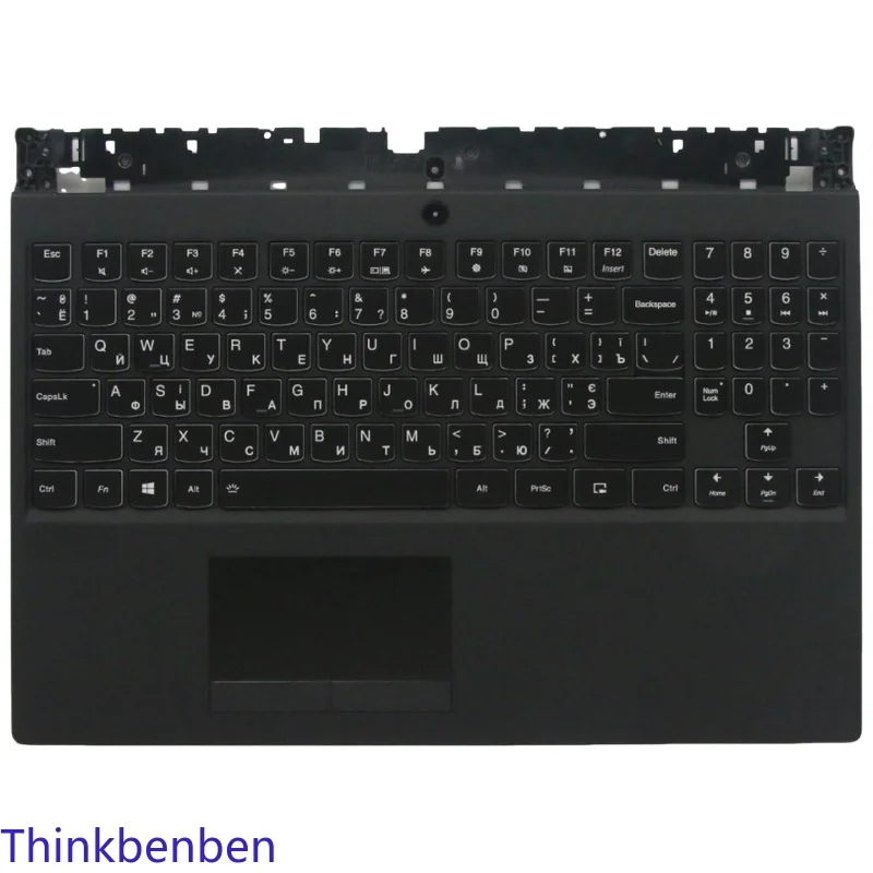 

UKR Ukrainian Black Keyboard Upper Case Palmrest Shell Cover For Lenovo Legion Y540 15 15IRH Y7000 2019 PG0 5CB0U42736
