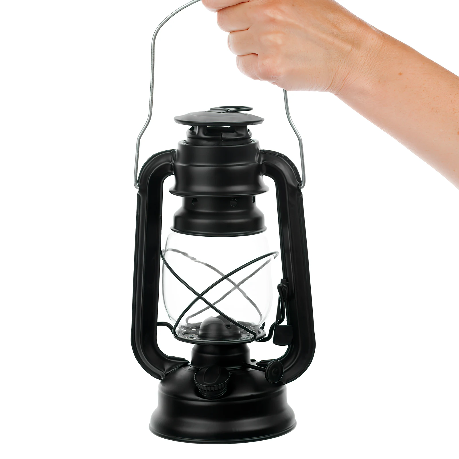 Glass Lamp Chimney Transparent Glass Lamp Shade Vintage Oil Lamps Globe Curvy Lantern Covers Hand Blown Round Camping Hurricane