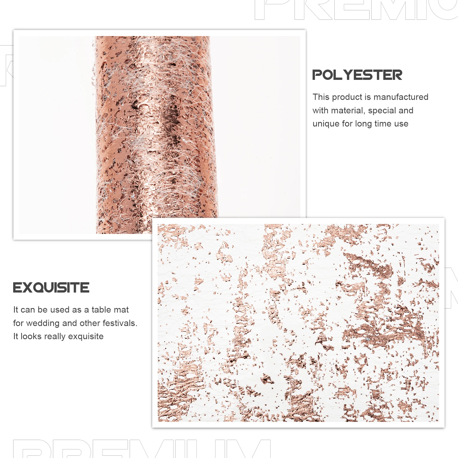 

Shiny Mesh Party Table Runner for Mesh Table Runner Wedding Premium Material Tablecloth Cover