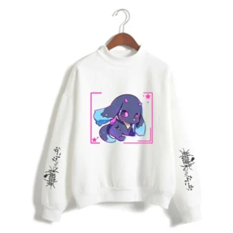 2022 So I'm a Spider, So What? Komoko Anime It's Cloudy, What's Up? Men's Turtleneck Sweaters Pullovers Casual Tracksuit Clothes