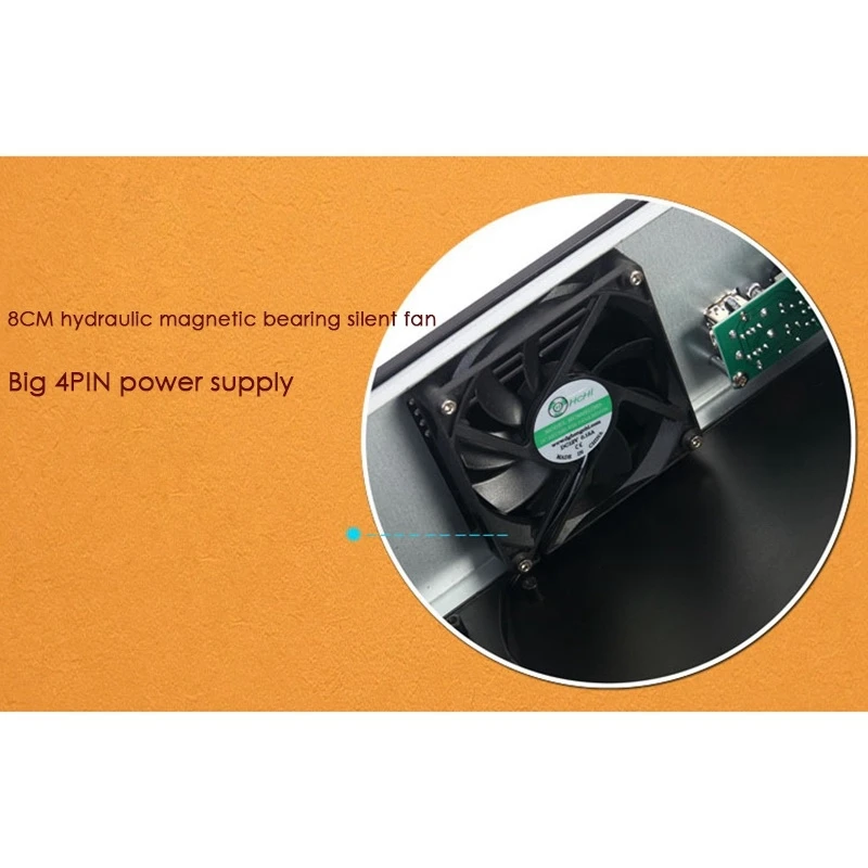 ITX Chassis kecil kontrol industri mendukung MINI-ITX Motherboard 1 1 Slot lurus PCI setengah tinggi/2 COM port