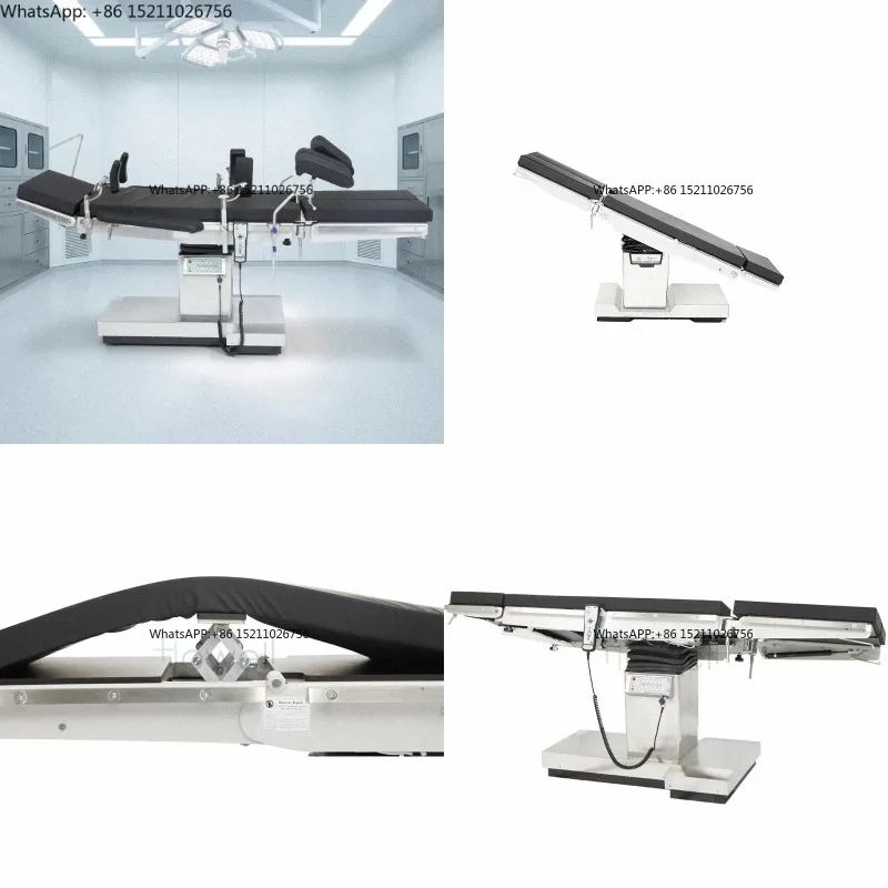 Cost-effective HOWELL Electric Steel Operating Table Universal Multifunction Surgery Bed with Column Controller CE Certified