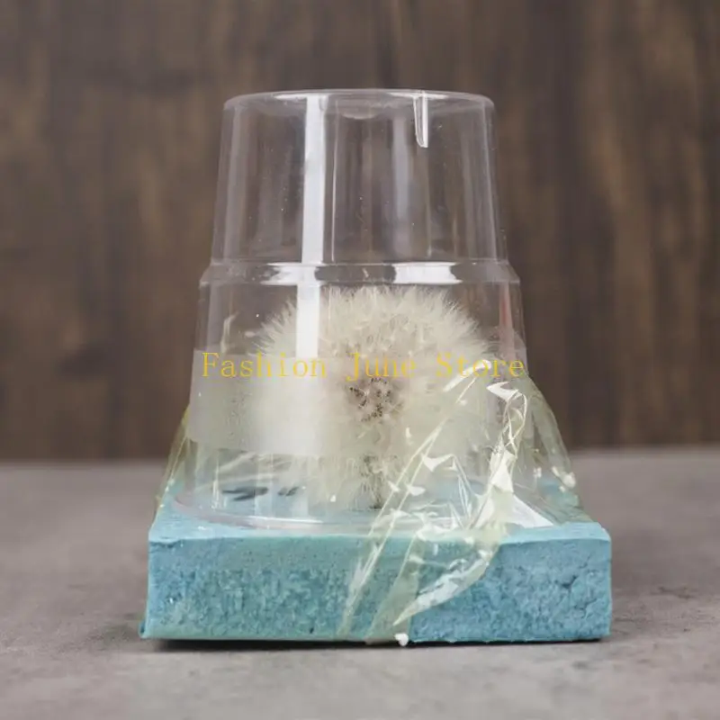 N5KA Crystal Ball Night Lights Epoxy Bedside Light Mould Crystal Glass Resin Art Mold