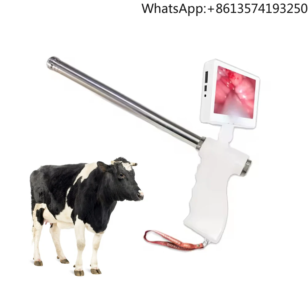 

Handled Smart Cow AI GUN Horse Endoscope Cattle Artificial Insemination Equipment Veterinary Portable AI Tool Free Sperm Needle