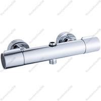 Smart Thermostatic Mixing Valve for Solar Water Heater Brass Built-in Wall Mount Temperature Control