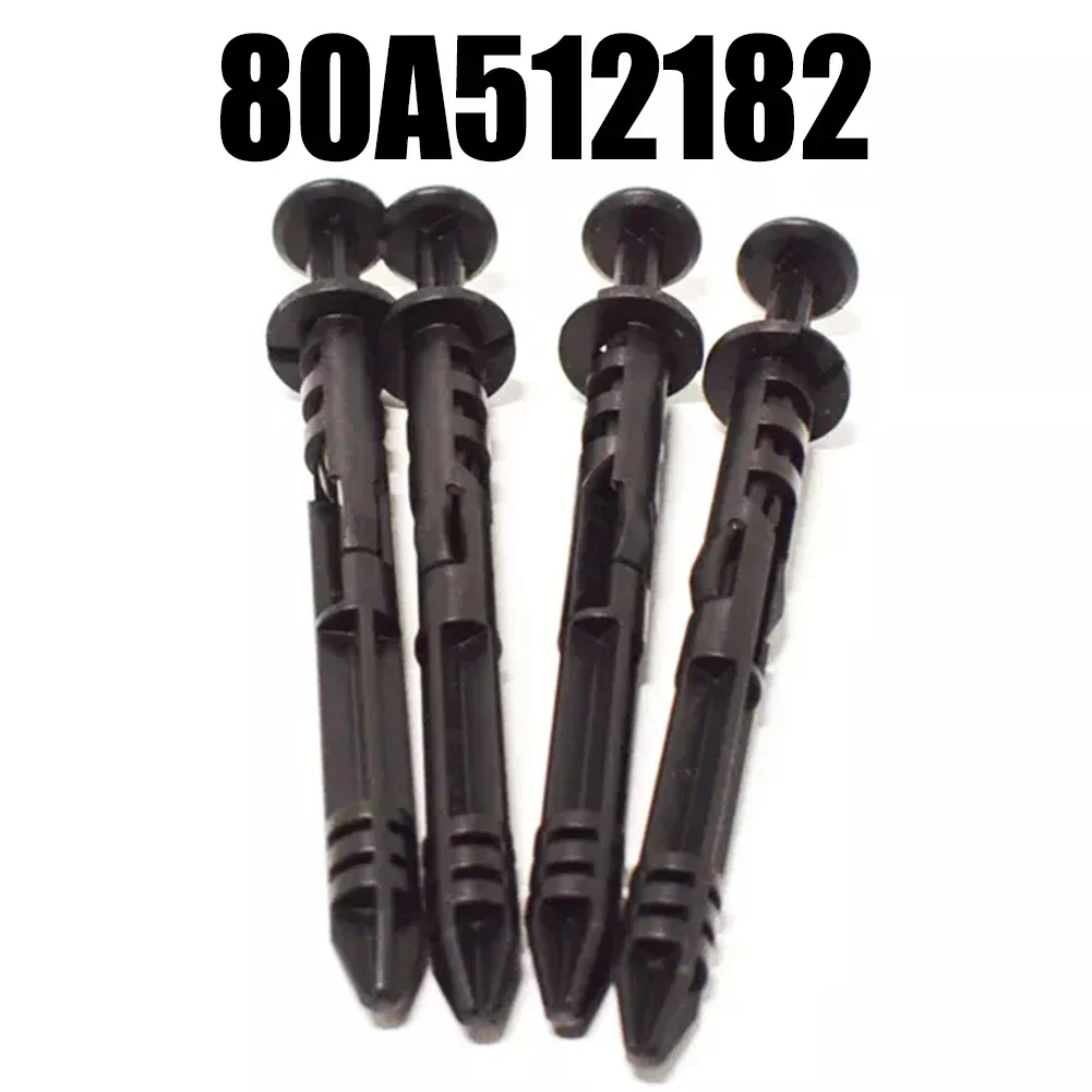 4pcs Rear Swing Guard Pin 80A512182 FOR Audi A6 Q5 Black Automobile Accessories Vehicle Protection And Security - view 6