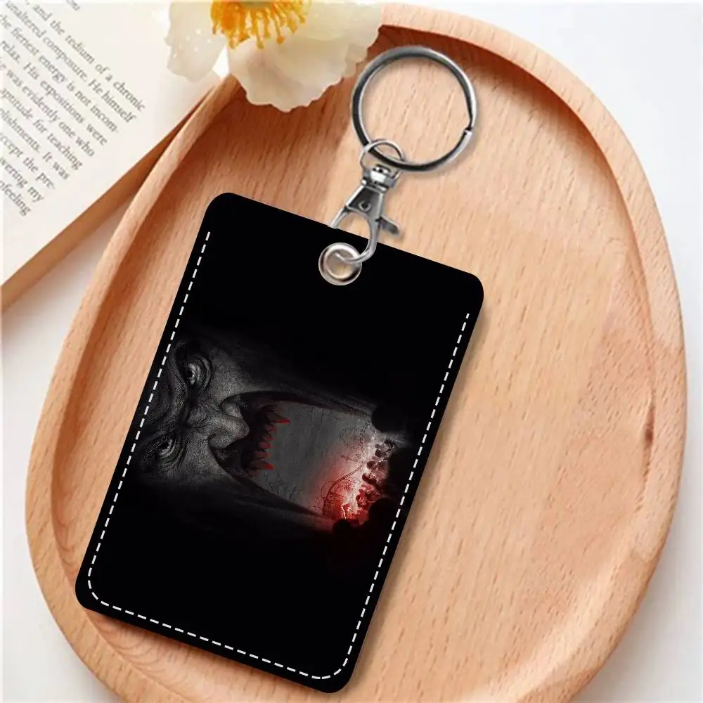 H-Hellfest PU Soft Leather Rectangular Key Card Holder Induction Elevator Protection Cover Youth Faion Accory
