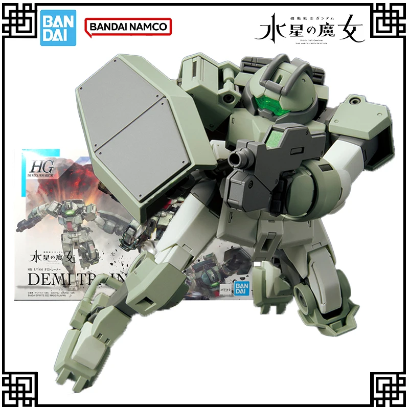 

В наличии, оригинальная модель Bandai Gundam, комплект HG 1:144 DEMI TRAINER, фигурки героев, игрушки для детей, рождественские подарки