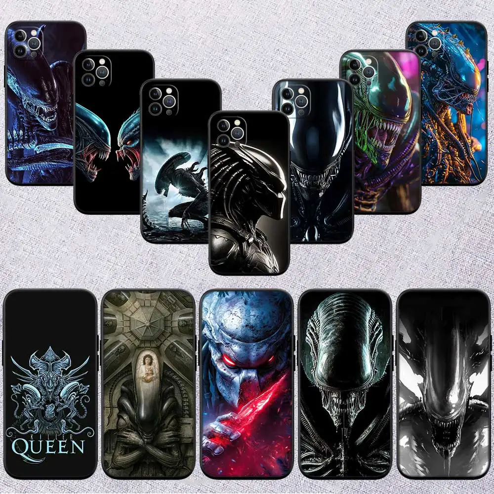 MO67 Aliens vs Predator Xenomorph Новый высококачественный чехол для телефона Redmi Note 10 11 12 Pro Max 10S 10C 10T 11A 11S 12S 12C
