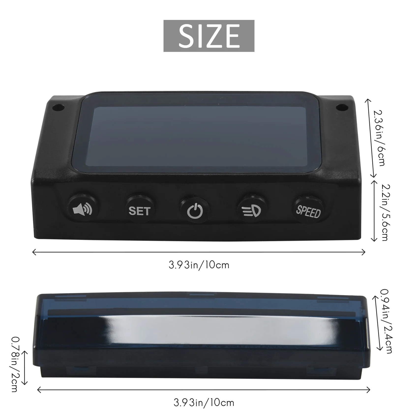 

L68ALcd Display Protect Shell Cover With Accelerator Brake Handle Led Light Cover For Kugoo S1 S2 S3 Electric Scooter