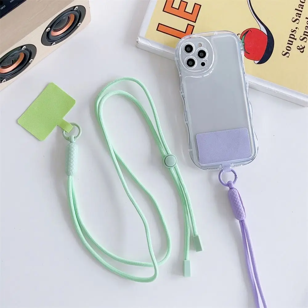 범용 조절식 휴대폰 목걸이 스트랩 안전 카드 폰 DYM 낙하 방지 크로스바디 핸드폰 스트랩 여성 소녀용