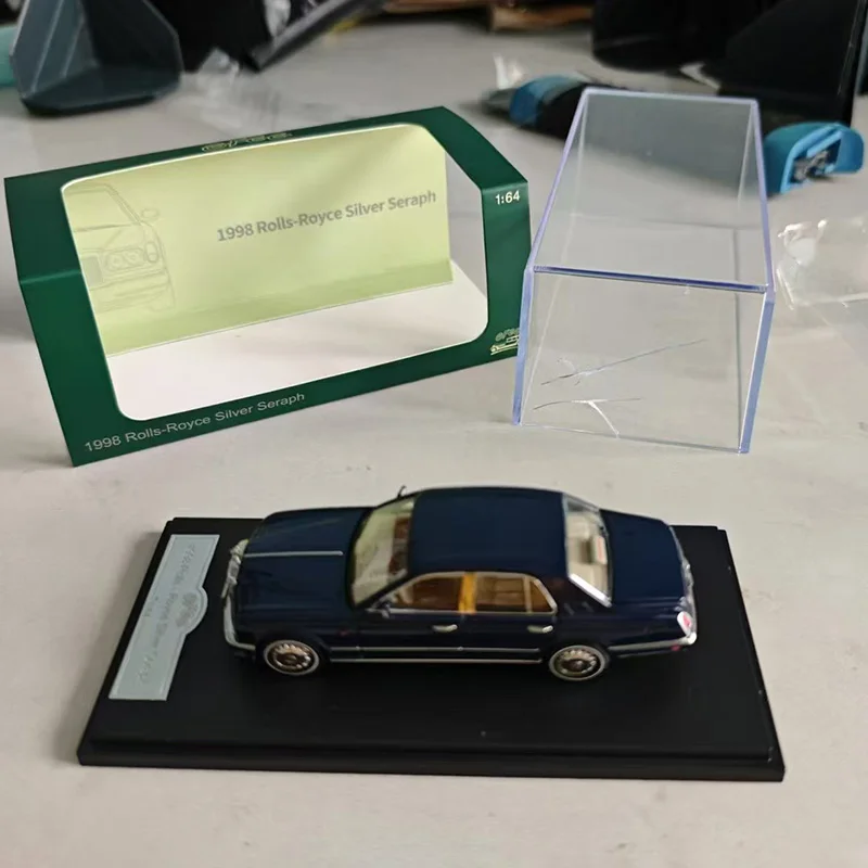 Flaw Diecast 1/64 Size 1998 Rolls-Royce Silver Seraph Car Model Alloy Toys for Boys Collection Special Treatment For Defects