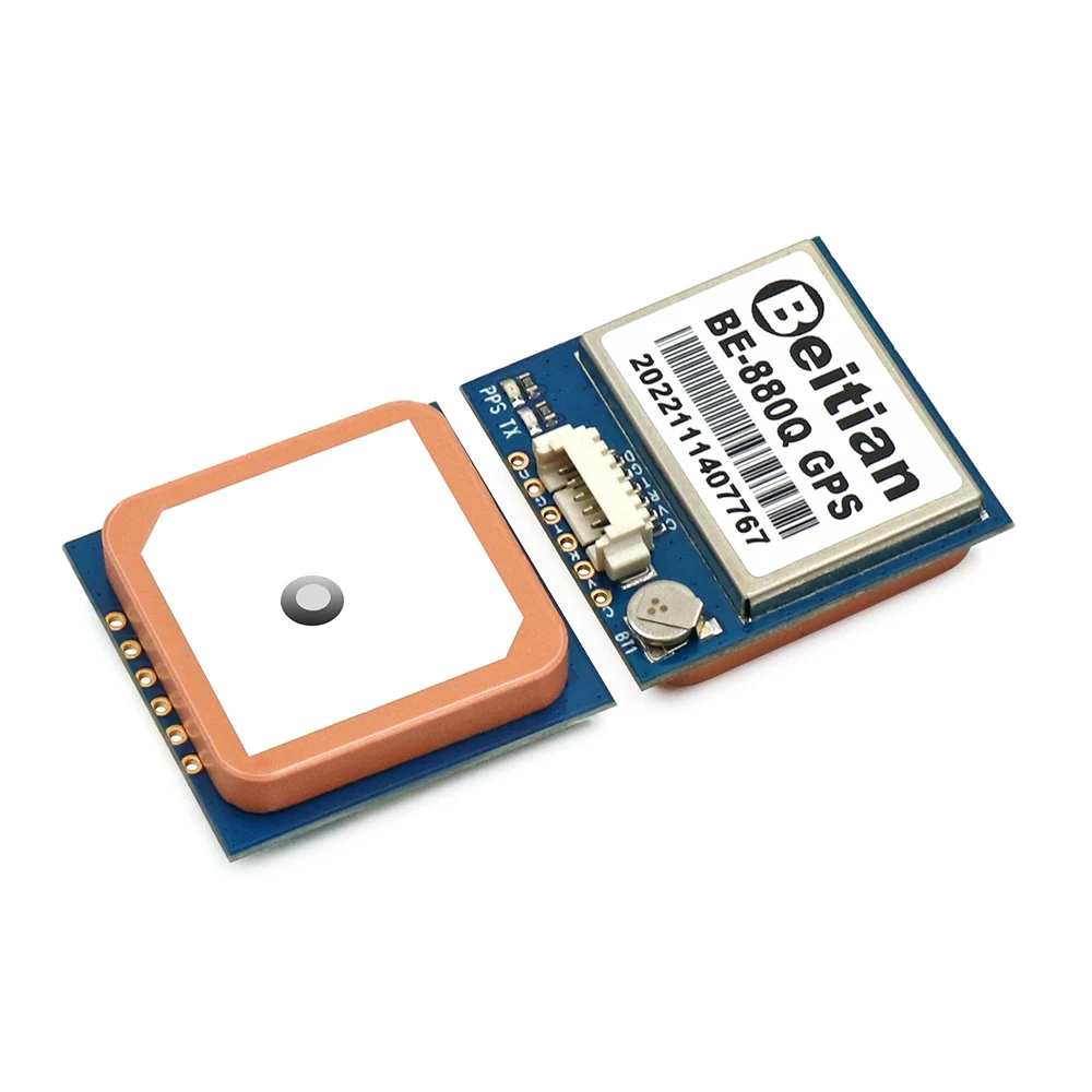 BE-880/BE-880Q M10050 Ultra-Low Power GNSS Module with Compass - GPS+GLONASS+Galileo for Drones/Vehicles High Precision Tracking