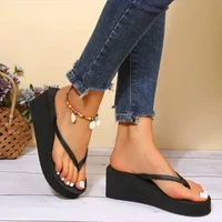Slippers Summer Shoes Women Wedges Sandals Slides Beach Home Slippers Women Flip Flops Memory Foam Slippers Zapatos De Mujer - Image 4