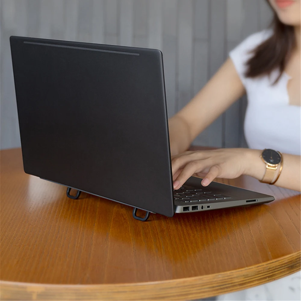 Mini Tragbare Beine Laptop Ständer Für Computer Tastatur Halter Laptop Steht Für Macbook Huawei Xiaomi Notebook Aluminium Unterstützung – Detail 18