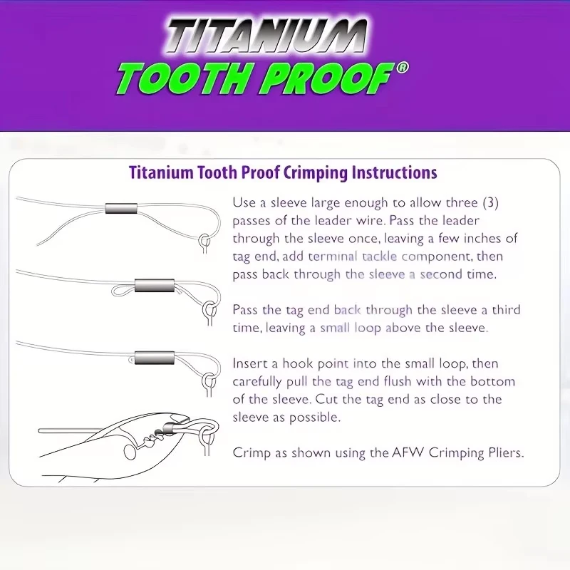 طقم خط زعيم من التيتانيوم المقاوم للعض من YOTO قطعة واحدة، بطول 10 أقدام لصيد الأسماك في المياه المالحة (15-44 رطل) #4