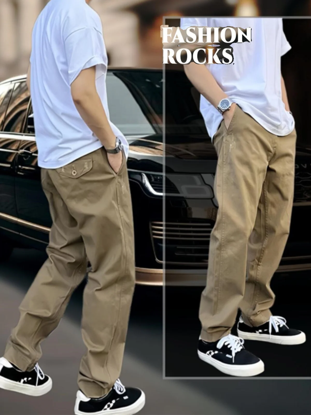 

Мужские джинсы American Sle Destroy Line прямого кроя для весны и осени, повседневные хлопковые джинсовые брюки, молодежная мода