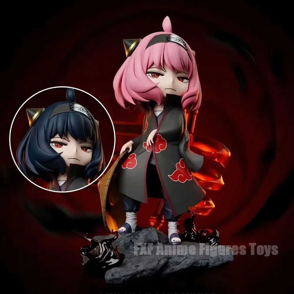 19cm Anime-Figur Anya Forger Cosplay Uchiha Itachi Actionfiguren PVC-Statue Sammlermodell Spielzeug Geschenke